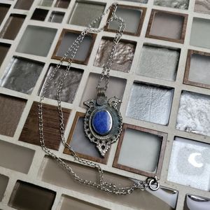 Vintage Blue Charm necklace